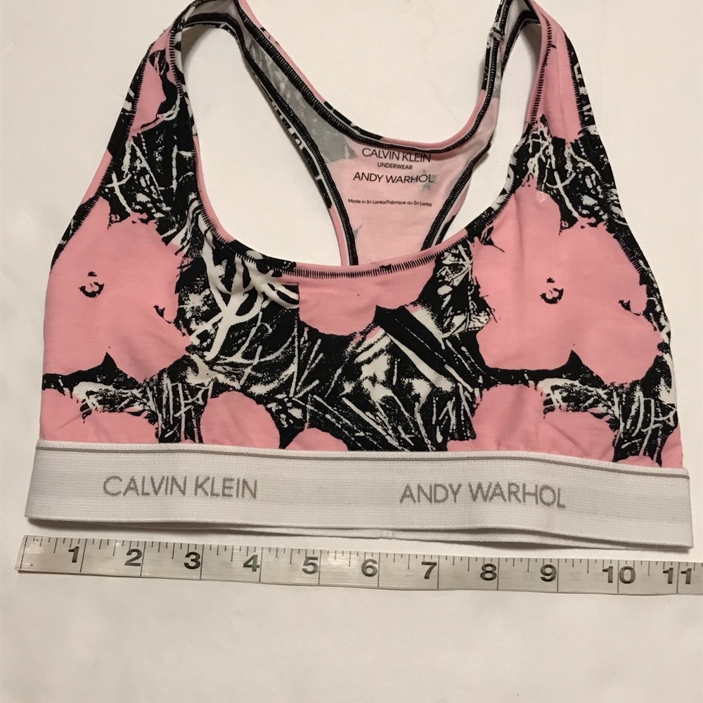 Calvin Klein x Andy Warhol Bralette Small New - Picture 8 of 8